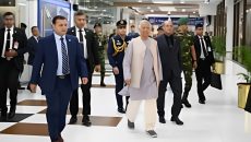 বিমসটেক সম্মেলনে যোগ দিতে ঢাকা ছেড়েছেন প্রধান উপদেষ্টা