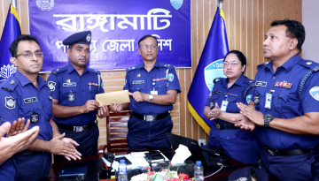 রাঙ্গামাটি জেলা পুলিশের মাসিক অপরাধ পর্যালোচনা সভা অনুষ্ঠিত