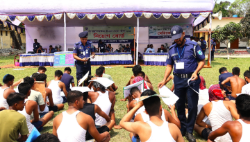 মাদারীপুরে টিআরসি নিয়োগের তৃতীয় দিনের কার্যক্রম সম্পন্ন