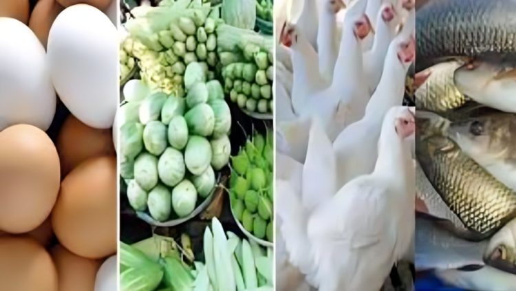 সবজির বাজার চড়া, পেঁয়াজ-ডিমেও দাম বাড়তি