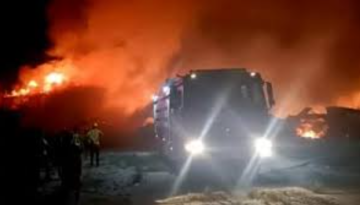 পটুয়াখালীতে পাওয়ার প্লান্টের স্ক্র্যাপ শেডে ভয়াবহ আগুন