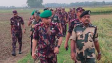 জীবননগর সীমান্তে বিজিবি-বিএসএফের একসঙ্গে জিরো লাইন পরিদর্শন