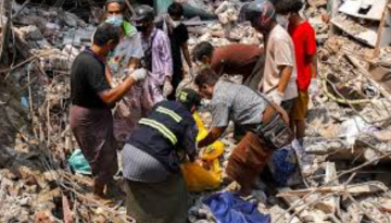 মিয়ানমারে ভূমিকম্পে প্রাণহানি ৩ হাজার ছাড়ালো