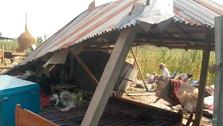 লালমনিরহাটে কালবৈশাখী ঝড়ে ব্যাপক ক্ষতি