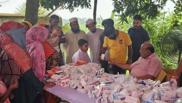 মুন্সীগঞ্জে পদ্মা ডায়াগনস্টিক সেন্টার লি: এর উদ্যোগে ফ্রি মেডিক্যাল ক্যাম্প