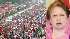 বিমানবন্দর থেকে গুলশানের বাসভবন পর্যন্ত খালেদা জিয়াকে ব্যাপক সংবর্ধনা