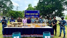 টেকনাফে উদ্ধারকৃত ৪৬ কোটি টাকার মাদক ধ্বংস করল কোষ্টগার্ড
