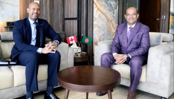 কানাডার হাইকমিশনারের সাক্ষাৎ বেবিচক চেয়ারম্যানের সাথে