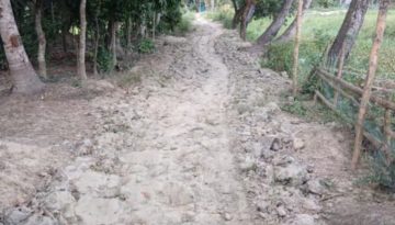 সোনাইমুড়ী পৌরসভার সড়ক সংস্কারে অনিয়মের অভিযোগ