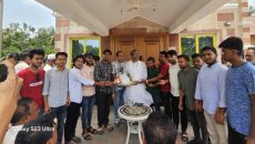 চাঁদপুর জেলা বিএনপির সভাপতির সাথে পুরান বাজার ডিগ্রি কলেজ ছাত্রদলের মতবিনিময়