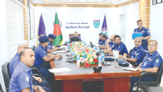 সিলেট রেঞ্জের মাসিক অপরাধ পর্যালোচনা সভা অনুষ্ঠিত