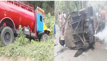 ডুমুরিয়ায় মাহিন্দ্র-লরির মুখোমুখি সংঘর্ষে কয়রার ৩ জন নিহত