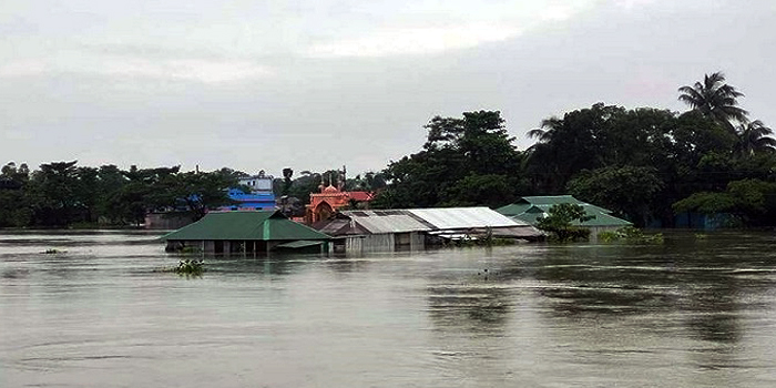 বন্যার কবলে সিলেট-মৌলভীবাজার