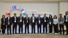 গ্লোবাল অ্যান্ট্রেপ্রেনারশিপ কংগ্রেসে ড. সবুর খানের নেতৃত্বে বাংলাদেশের ২০ সদস্যের প্রতিনিধি দল