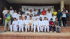 বাসাবো তরুণ সংঘে শুরু হলো School of Shotokan Karate Do (কিউখাই)-এর কারাতে প্রশিক্ষণ কোর্স