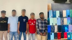 গুলিস্তানে সিটিটিসির অভিযান, ১৩৬ টি মোবাইল ফোনসহ গ্রেফতার ৫