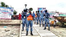 ঈদ উপলক্ষ্যে নৌপথে সার্বিক নিরাপত্তায় কোস্ট গার্ড