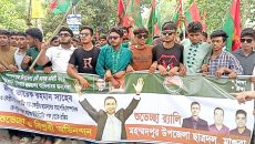 মাগুরায় কেন্দ্রীয় কমিটিকে স্বাগত জানিয়ে ছাত্রদলের আনন্দ মিছিল