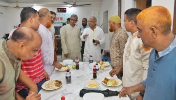 আইনশৃঙ্খলা বাহিনীর সদস্যদের সঙ্গে স্বরাষ্ট্র উপদেষ্টার ঈদ শুভেচ্ছা বিনিময়