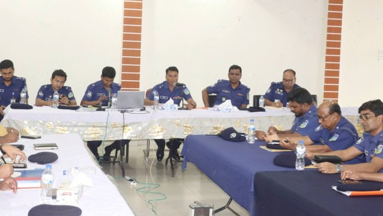 জামালপুর জেলা পুলিশের মাসিক অপরাধ পর্যালোচনা সভা অনুষ্ঠিত