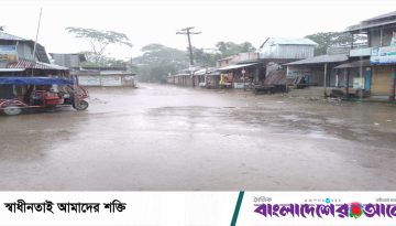 টানা বৃষ্টিতে বিপর্যস্ত পটুয়াখালী উপকূল: থমকে গেছে জনজীবন
