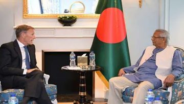 ড. ইউনূসের সঙ্গে যুক্তরাজ্যের নিরাপত্তা উপদেষ্টার বৈঠক
