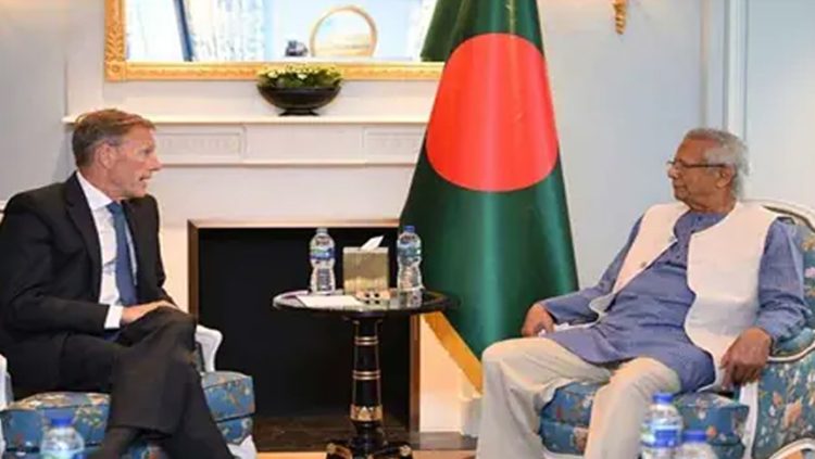 ড. ইউনূসের সঙ্গে যুক্তরাজ্যের নিরাপত্তা উপদেষ্টার বৈঠক