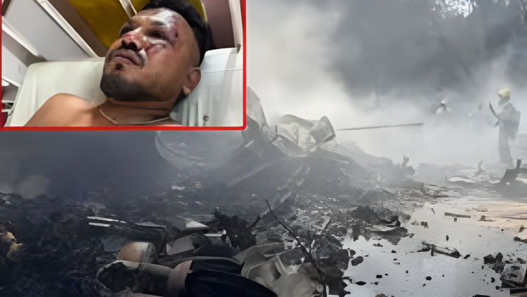 ভারতে বিধ্বস্ত বিমান থেকে এক ব্রিটিশ নাগরিক জীবিত উদ্ধার