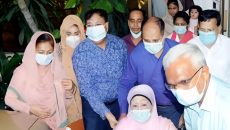 স্বাস্থ্য পরীক্ষার শেষে বাসায় ফিরেছেন খালেদা জিয়া