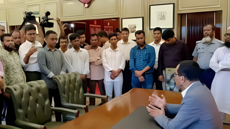 ৪৩ দিন পর নগর ভবনে ফিরলেন ডিএসসিসি প্রশাসক