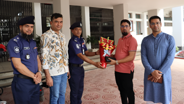 লালমনিরহাট সদর কোর্ট পরিদর্শন করলেন পুলিশ সুপার তরিকুল ইসলাম