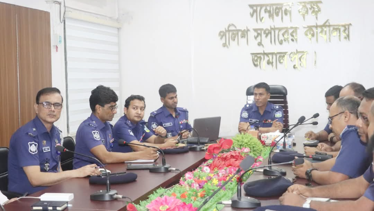জামালপুরে পশুর হাটের নিরাপত্তা ও আইনশৃঙ্খলা বিয়ষয়ক বিনিময় সভা অনুষ্ঠিত