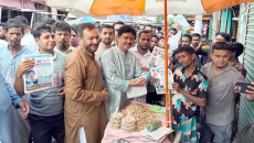 ৩১ দফা বাস্তবায়নে মধুখালীতে বিএনপির গণসংযোগ