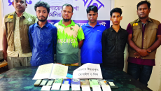 লালমনিরহাটে জুয়া চক্রের ৪ সদস্য গ্রেপ্তার