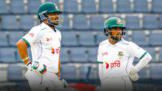 লাঞ্চের পর ২ উইকেটের পতন, বিপদে বাংলাদেশ