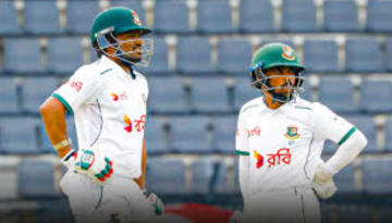 লাঞ্চের পর ২ উইকেটের পতন, বিপদে বাংলাদেশ