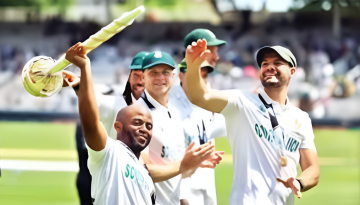 টেস্ট চ্যাম্পিয়ন দক্ষিণ আফ্রিকার সেলিব্রেশন চলছেই