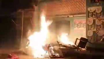 লালমনিরহাটে জাপা কার্যালয় ভাঙচুর ও অগ্নিসংযোগ