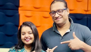 বেতারের জন্য গাইলেন সাব্বির-অনন্যা