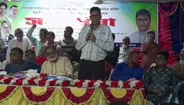 গলাচিপায় বিএনপির নবনির্বাচিত জেলা নেতাদের ফুলেল সংবর্ধনা