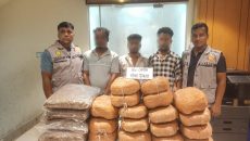 যাত্রাবাড়ীতে ৪৮ কেজি গাঁজাসহ তিন মাদক কারবারি গ্রেফতার