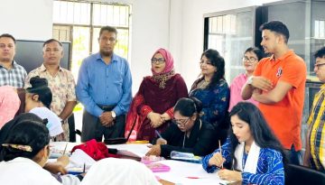 খিলগাঁও মডেল কলেজে গণ-আন্দোলনের শহীদদের স্মরণে মাসব্যাপী কর্মসূচি