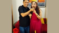 লাবণ্য মিডিয়া হাউজে চিত্রনায়িকা আঁখি চৌধুরীর জন্মদিন উদযাপন