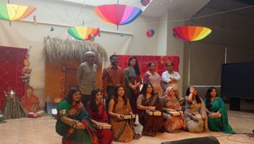 নর্থ সাউথ ইউনিভার্সিটির স্থাপত্য বিভাগে ‘গ্রাম বাংলা’ থিমে নবীনবরণ ও বিদায় অনুষ্ঠান