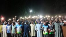 ইবি শিক্ষার্থীর মৃত্যুর সুষ্ঠু তদন্ত ও বিচারের দাবিতে ‘টর্চ লাইট’ মিছিল