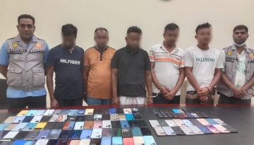 ডেমরায় ডিবি-ওয়ারীর অভিযানে ১২৩ চোরাই মোবাইল উদ্ধার, গ্রেফতার ৫