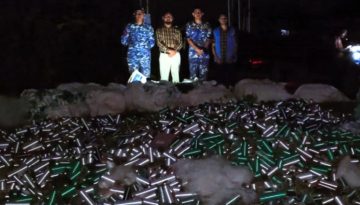 মুন্সিগঞ্জে ২৩০ কোটি টাকার অবৈধ জাল জব্দ