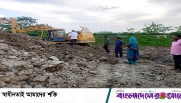 সাঁথিয়ায় অবৈধভাবে মাটি কাটায় ব্যবসায়ীকে ২ লাখ টাকা জরিমানা