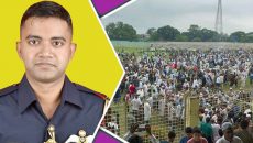 যুদ্ধবিমান দুর্ঘটনায় নিহত পাইলট তৌকির ইসলামের দাফন সম্পন্ন, হাজারো মানুষের শেষ শ্রদ্ধা