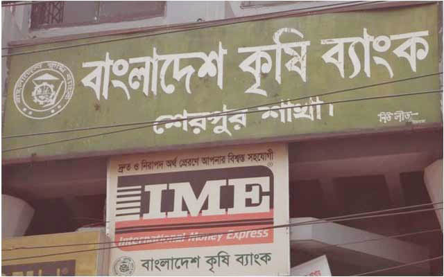 শেরপুরে বাংলাদেশ কৃষি ব্যাংক গ্রাহক সেবায় এগিয়ে